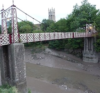 <span class="mw-page-title-main">Gaol Ferry Bridge</span> Bridge in Bristol