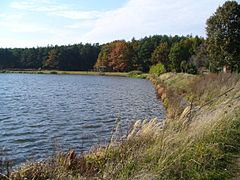 Water reservoir in Brzóza Królewska
