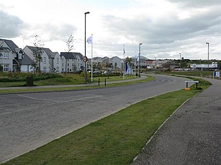 Hopefield, Bonnyrigg village in Midlothian, Scotland, UK