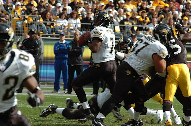 Jaguars away in Pittsburgh in 2005