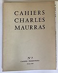 Vignette pour Cahiers Charles Maurras