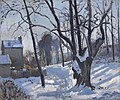 Neige à Louveciennes Camille Pissarro,1872