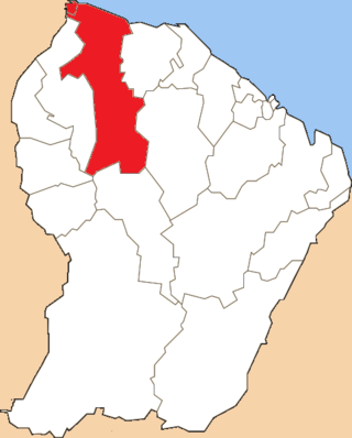 <span class="mw-page-title-main">Canton of Mana</span> Former canton in French Guiana, France