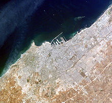 Satellite view of Casablanca, circa 2005 Casablancanasa.jpg