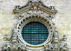 Rosassa de la façana principal de la Catedral de Girona