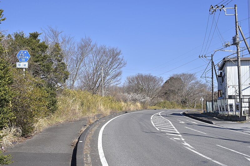 File:Chiba Prefectural Road Route 292 (Inunari Amaariki Line) in Fukumasu, Ichihara City.jpg