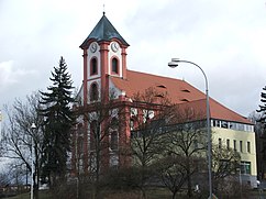 Iglesia de San Laurencio en Chodov, Republica Checa.