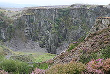 The Cilgwyn Quarry, the oldest in Wales, was one of the most important producers of slate in the 18th century. The quarry was on Crown land, and the quarrymen did not have to pay a royalty to a landlord until 1745. CilgwynQuarry.JPG