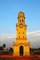 * Nomination Clock Tower at Hazarduari Palace grounds. By User:Amitabha Gupta --Bodhisattwa 18:36, 26 September 2018 (UTC) * Decline Sky needs denoising. Seems a bit tilted / distorted. It would probably look better if the subject was centered but that's up to the author / not a QI criteria. Is the rock really that red? It doesn't seem to be on Category:Clock Tower or Ghari Ghar (Murshidabad) --Trougnouf 18:05, 28 September 2018 (UTC)  Oppose Not done within a week. --XRay 05:03, 6 October 2018 (UTC)