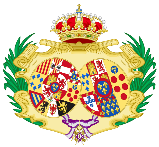 File:Coat of Arms of Maria Christina of the Two Sicilies, Queen Consort of Spain.svg