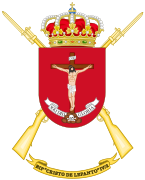 Escudo de la Bandera de Infantería Protegida "Cristo de Lepanto" IV/2 (BIP-IV/2)