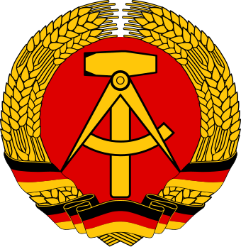 File:Coat of arms of East Germany (1955–1990).svg (Source: Wikimedia)