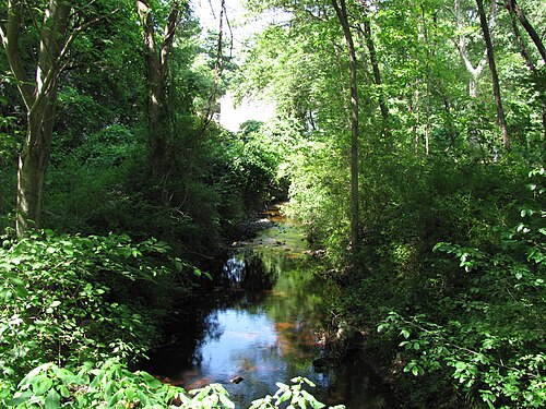 Cochato River at Lancaster Road in Randolph