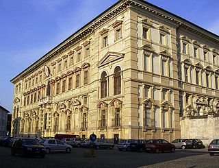 Collegio Borromeo building in Pavia, Italy