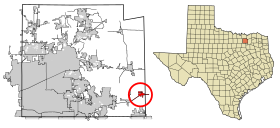 Collin County Texas Incorporated Areas Josephine highlighted.svg