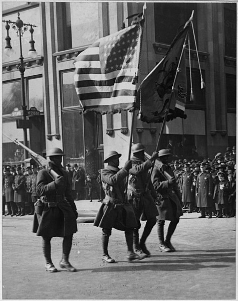 File:Colors of The Famous 369th Infantry in Parade in New York City. Colors of the famous 369th Infantry . . . - NARA - 533494.jpg