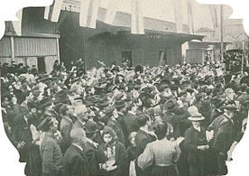 Estação de Braga, em 1908.