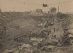 Bau der Colbert Shoals-Schleuse am Tennessee River in der Nähe von Riverton Alabama (2) .jpg