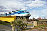 An XPT on the existing corridor in Wagga Wagga CountryLink XPT 2007.jpg