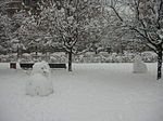 Thumbnail for File:Couple of snowmen in Milan 1.jpg