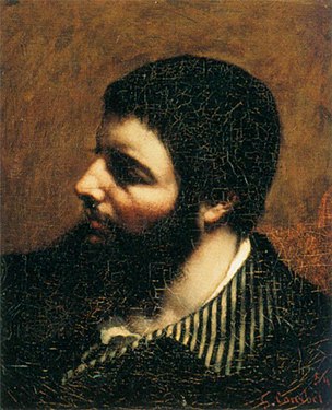 Autoportrait dit au col rayé (1854), musée Fabre.
