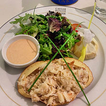 Crab meat in shell with salad and Marie Rose sauce.jpg