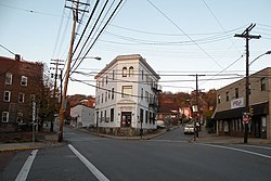 Kreuzung der East Crafton, Noble und Dinsmore Avenue in Crafton, PA.