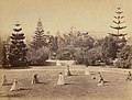 Croquet and archery, `Enmore House' grounds, Newtown, between 1865-1870 - photographer unknown (7628034432).jpg