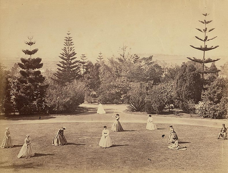 File:Croquet and archery, `Enmore House' grounds, Newtown, between 1865-1870 - photographer unknown (7628034432).jpg