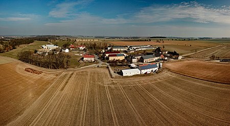 Crostwitz Nucknitz Aerial Pan