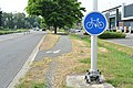 osmwiki:File:Début piste cyclable sur D 6 avant RP de l'Europe (Bellerive-sur-Allier) vers le sud 2022-05-22.JPG