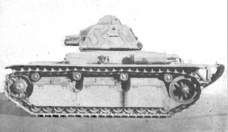 <span class="mw-page-title-main">Renault R40</span> French light infantry tank