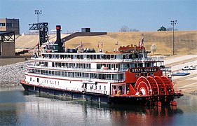 Le Delta Queen à Mud Island, Memphis, Tennessee