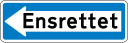 Denmark road sign E19-L