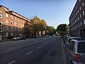 Dennerstraße, utsikt mot Habichtplatz / Habichtstraße