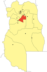 Departamentul Rivadavia - Harta