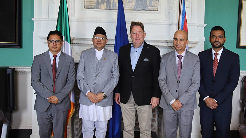 File:Dev Raj Ghimire of Nepal visits Ireland on 19 September 2023 10.jpg