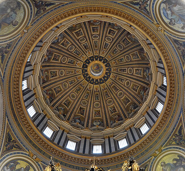 File:Dome of Saint Peter's Basilica (Interior).jpg
