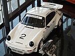 The Porsche Carrera RSR in which Mark Donohue won the inaugural International Race of Champions in 1974, on display at the Penske Racing Museum in Scottsdale, Arizona, USA.