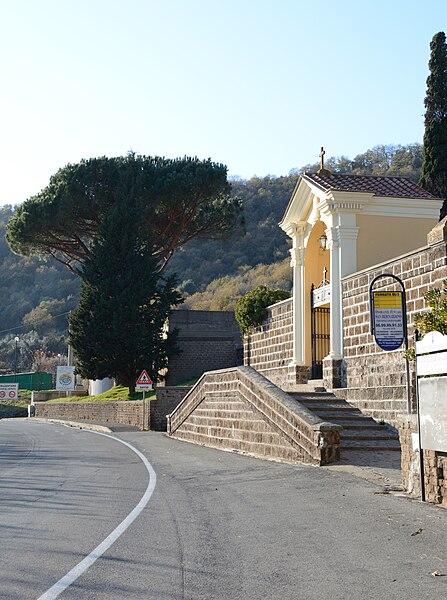 File:Door of cemetery in Trevignano Romano.jpg