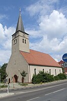 Wiejski kościół we Friedrichsfelde.