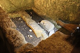 Double Rock-cut graves in Catacomb no. 14.jpg