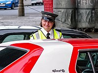 Traffic warden in Edinburgh, Scotland Edinburgh traffic warden 05-212.jpg