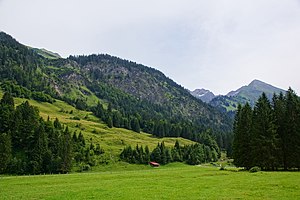 The Einödsberg from Birgsau-Eschbach