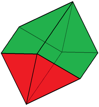 <span class="mw-page-title-main">Elongated octahedron</span> Convex polyhedron with 8 faces