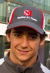 Esteban Gutierrez missed qualifying after crashing in the third practice session. Esteban Gutierrez (13125202644).jpg