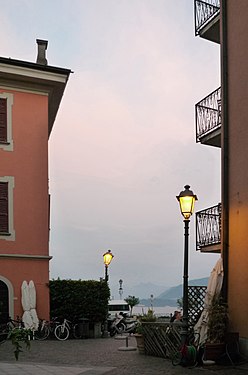 Evening Piazza Tomaso Grossi, Menaggio