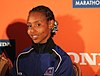 Fatuma Sado at post race media session - LA Marathon 2012 (6995270955).jpg
