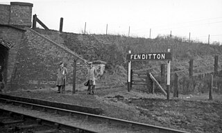 <span class="mw-page-title-main">Fen Ditton Halt railway station</span> Disused railway station in Fen Ditton, Cambridgeshire