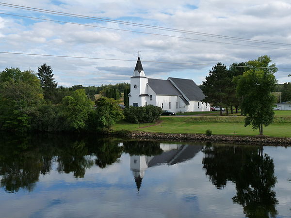 The Flambeau Mission Church, the first church in the county, was built around 1884. It served the Ojibwe, loggers and settlers.